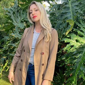 Perfect vintage 80s trench coat